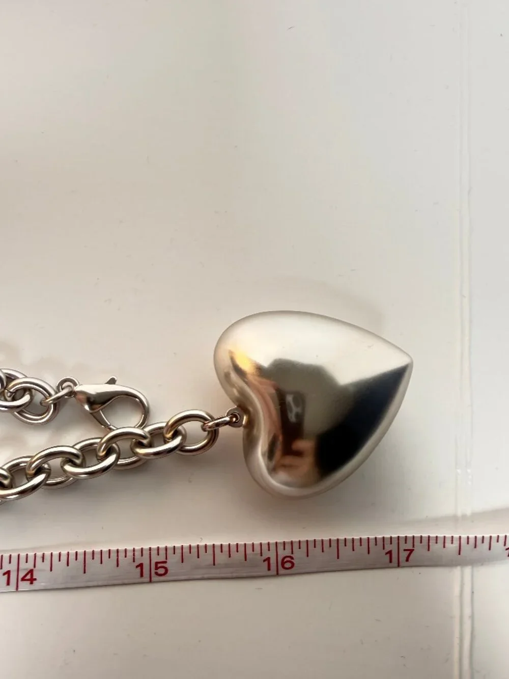 Roxanne Assoulin The Puffy Heart Necklace in Silver